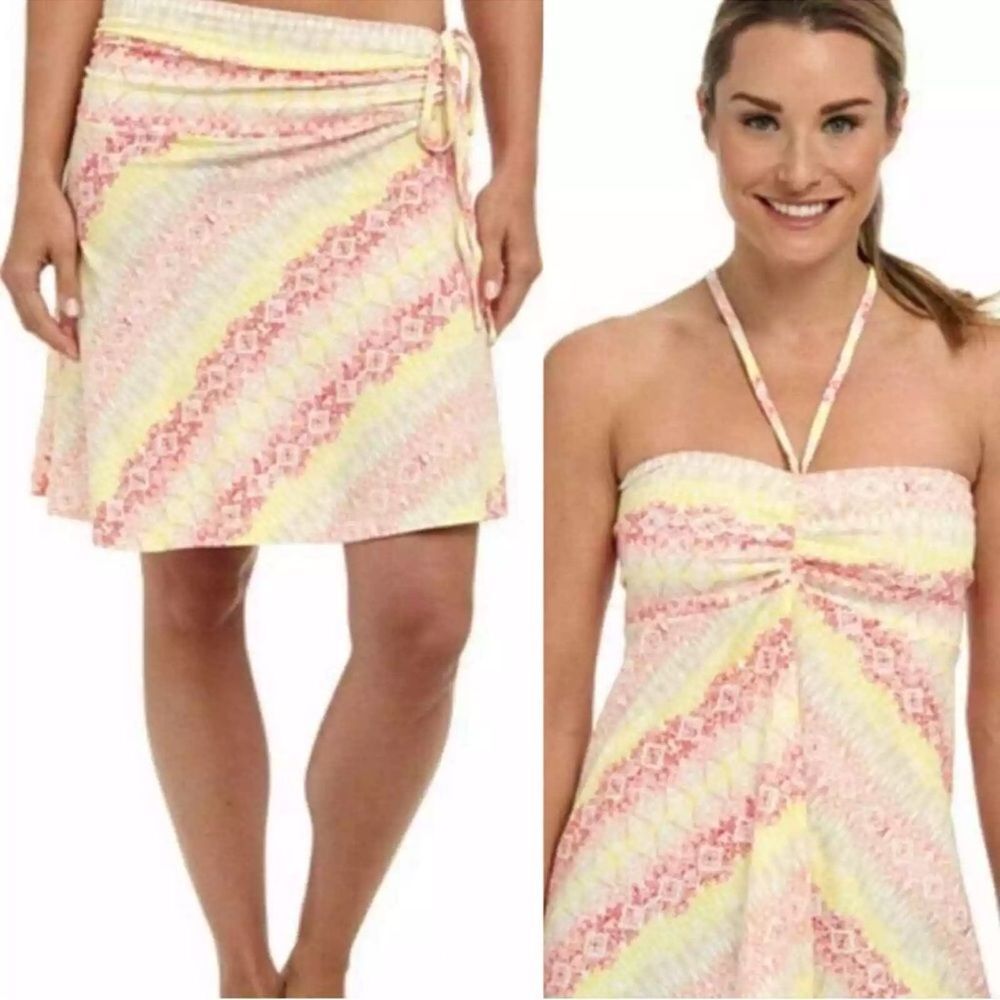 Patagonia organic cotton Floral Lithia convertible top/ skirt